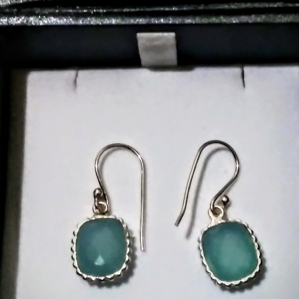 NOVICA -Precious Gemstone Earings NWOT
